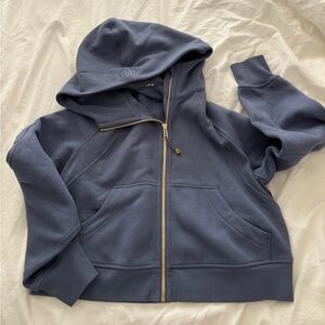 Lululemon Blue Zip-Up Scuba